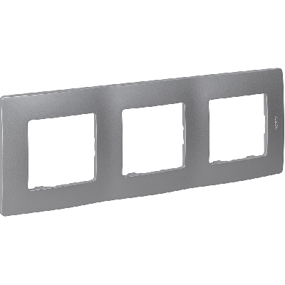 ETIKA Рамка 3 поста алюминий